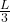 \frac{L}{3}